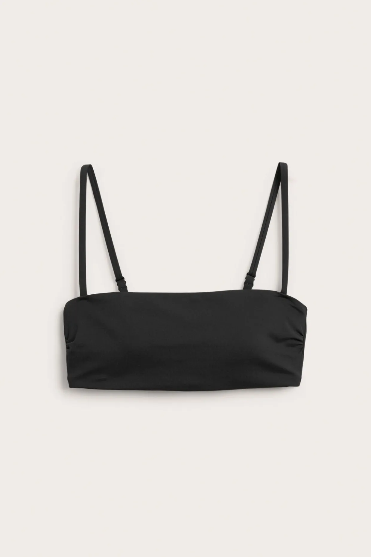 Topattu bandeau-bikiniyläosa | Musta | Naiset | Kappahl