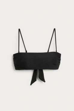 Topattu bandeau-bikiniyläosa | Musta | Naiset | Kappahl