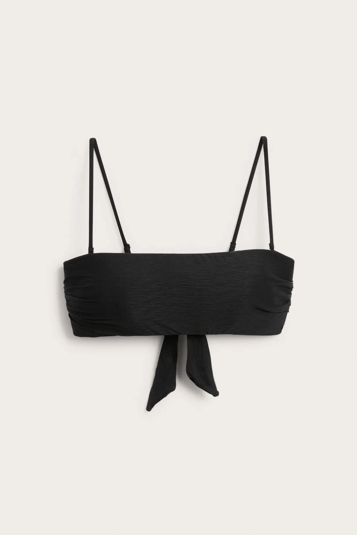 Topattu bandeau-bikiniyläosa | Musta | Naiset | Kappahl