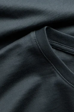 T-paita, jossa pyöreä pääntie | Tummanharmaa | Miehet | Kappahl