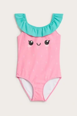 Uimapuku, mansikka | Pinkki | Lapset | Kappahl