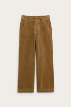 Vakosamettihousut | Beige | Naiset | Kappahl