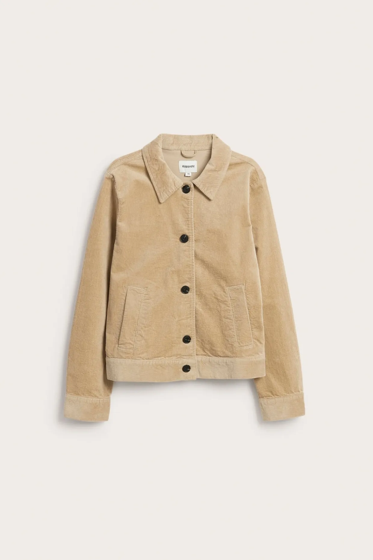 Vakosamettitakki | Beige | Naiset | Kappahl