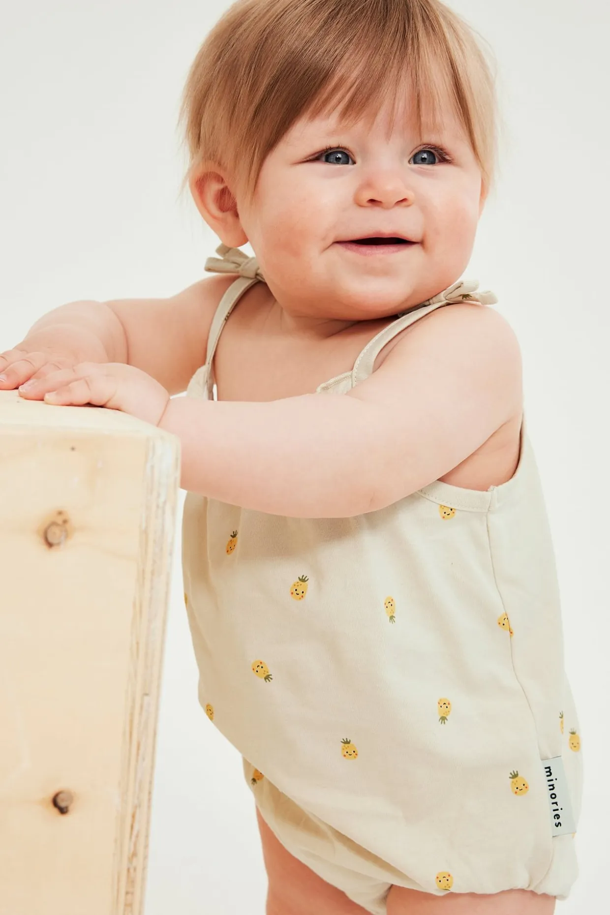Vauvojen ananaskuvioinen body | Beige | Lapset | Kappahl