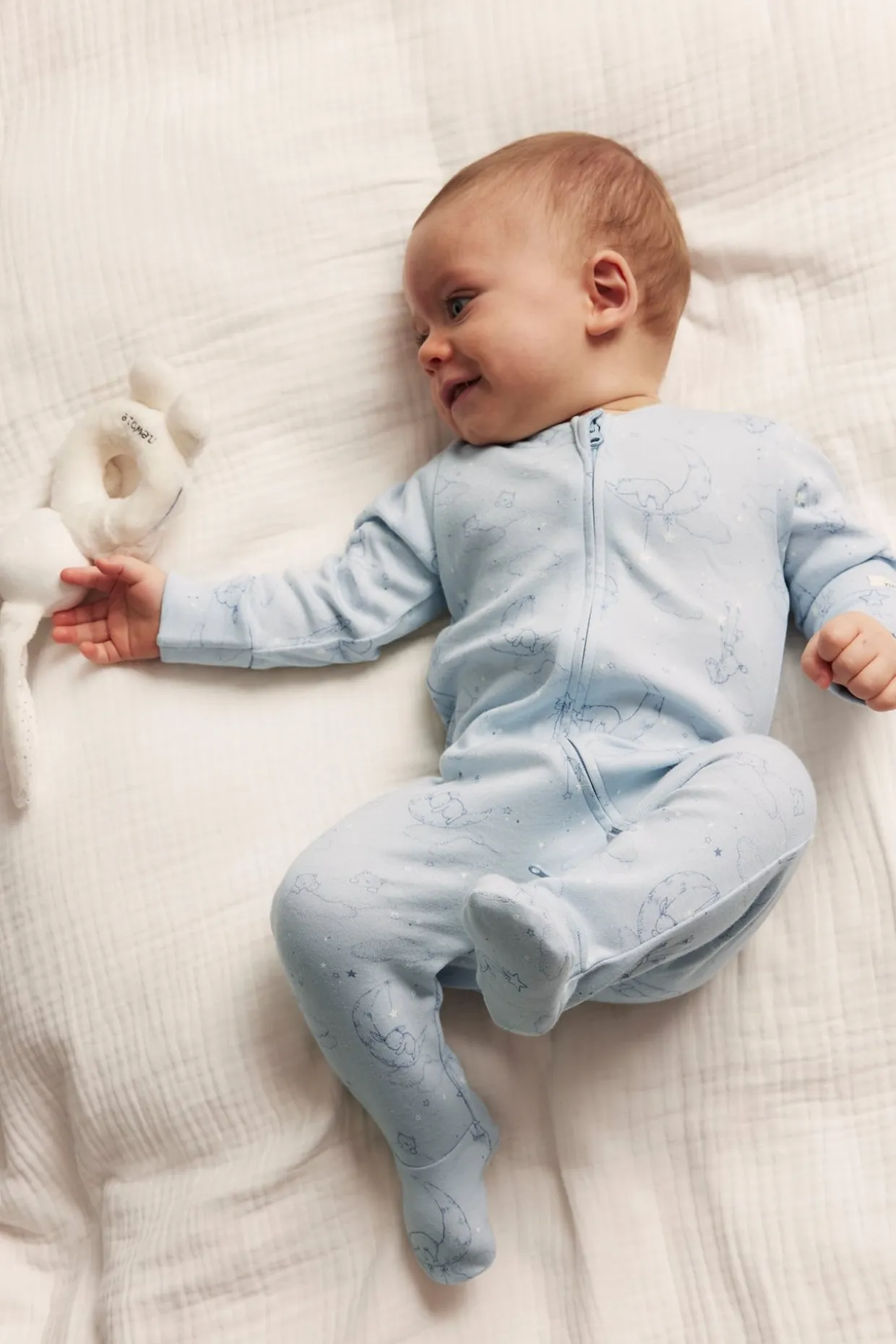 Vauvojen pyjama | Vaaleansininen | Vauvat | Newbie
