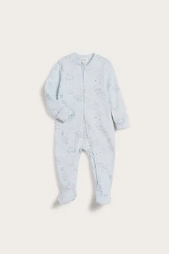 Vauvojen pyjama | Vaaleansininen | Vauvat | Newbie