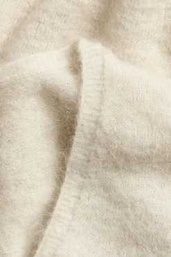 Villasekoitteinen kietaisuneuletakki | Vaaleanbeige | Naiset | Kappahl