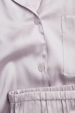 Viskoosisekoitteinen pyjamasetti | Vaaleanvioletti | Naiset | Kappahl