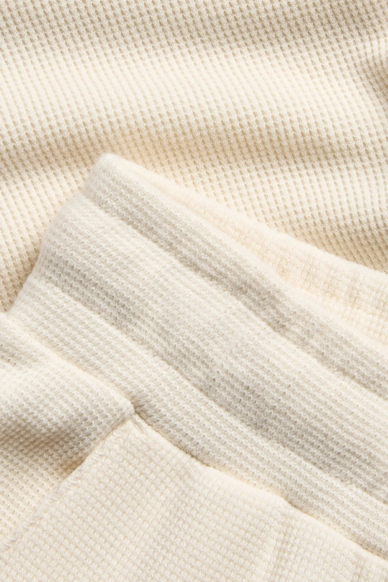 Vohvelikuvioista puuvillaa olevat shortsit | Vaaleanbeige | Lapset | Kappahl