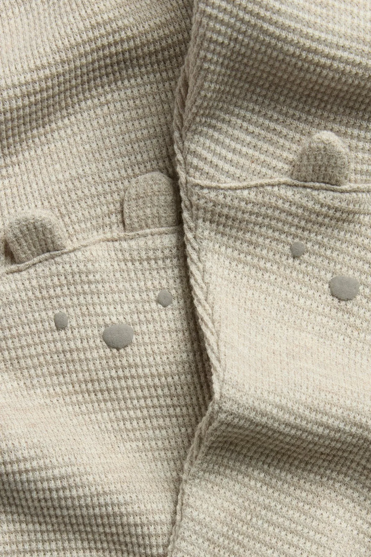 Vohvelipintaiset leggingsit | Meleerattu beige | Vauvat | Newbie
