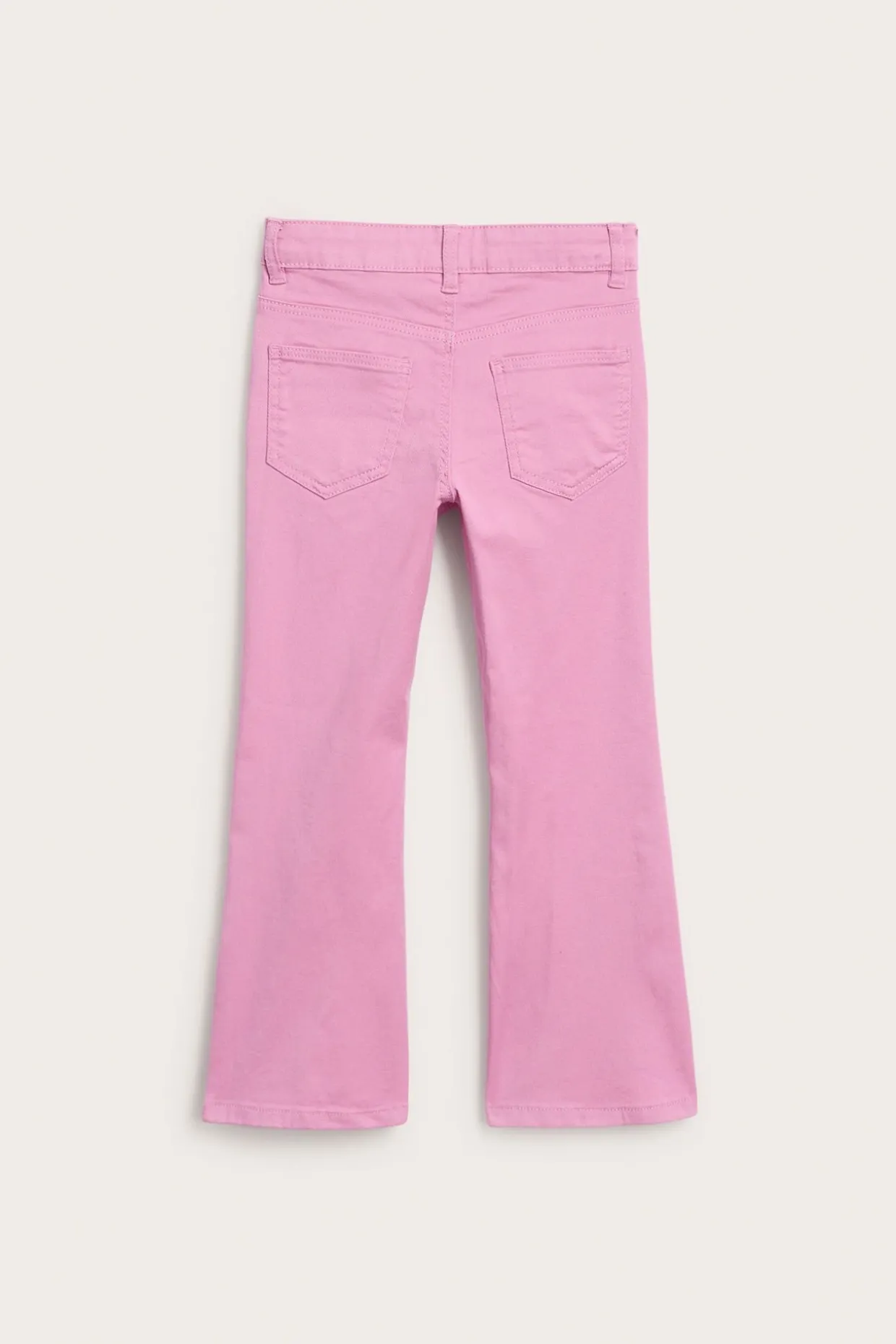 Värjätyt bootcut-malliset tvillifarkut | Pinkki | Lapset | Kappahl