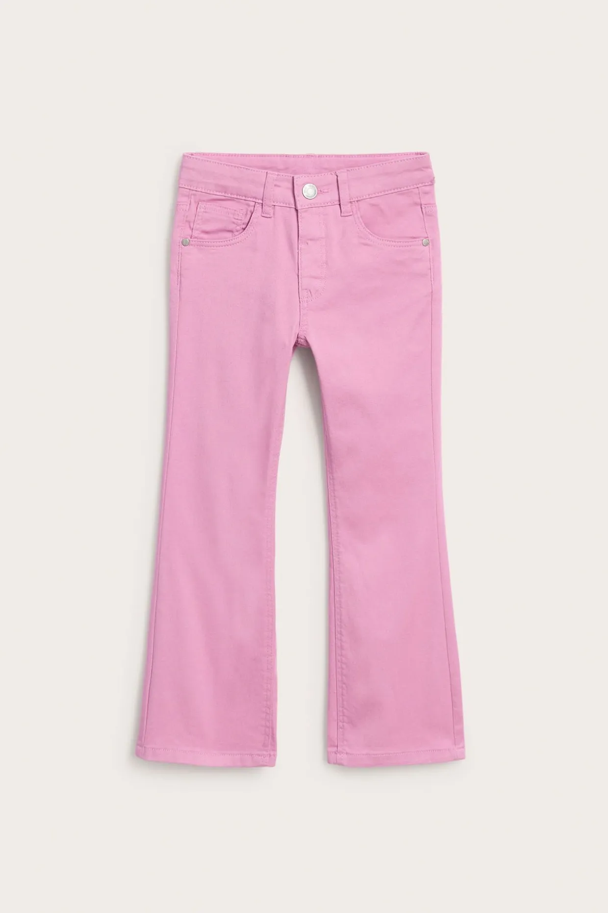 Värjätyt bootcut-malliset tvillifarkut | Pinkki | Lapset | Kappahl