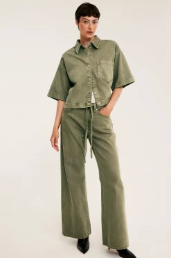 Wide jeans high waist