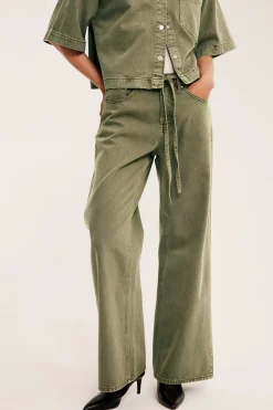 Wide jeans high waist