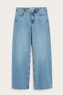 Wide jeans high waist | Denim | Naiset | Kappahl