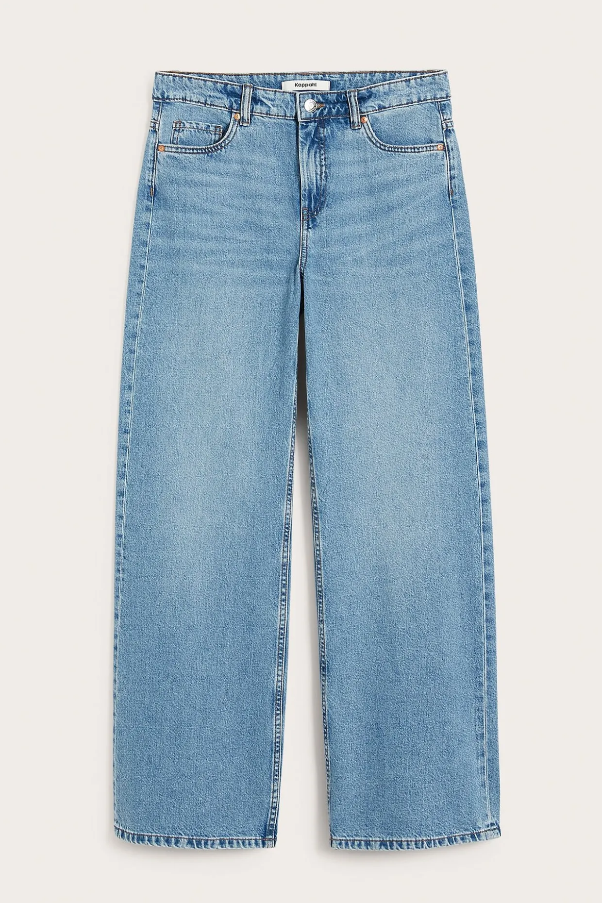 Wide jeans high waist | Denim | Naiset | Kappahl