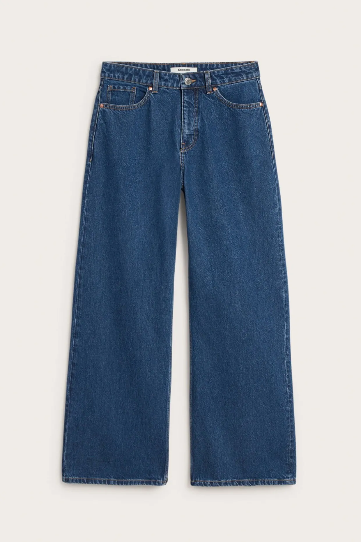 Wide jeans high waist | Denim | Naiset | Kappahl