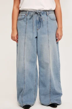 Wide jeans high waist | Denim | Naiset | Kappahl