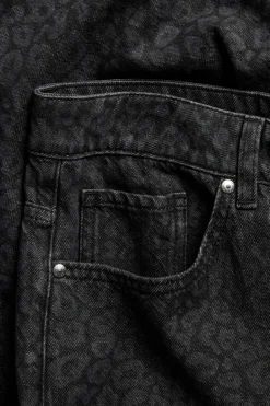 Wide jeans high waist | Harmaa | Naiset | Kappahl