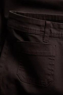 Wide jeans high waist | Ruskea | Naiset | Kappahl
