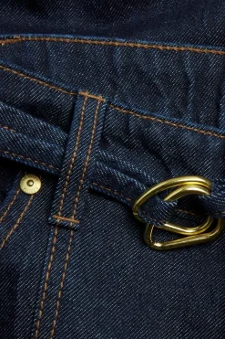 Wide jeans high waist | Tumma denim | Naiset | Kappahl