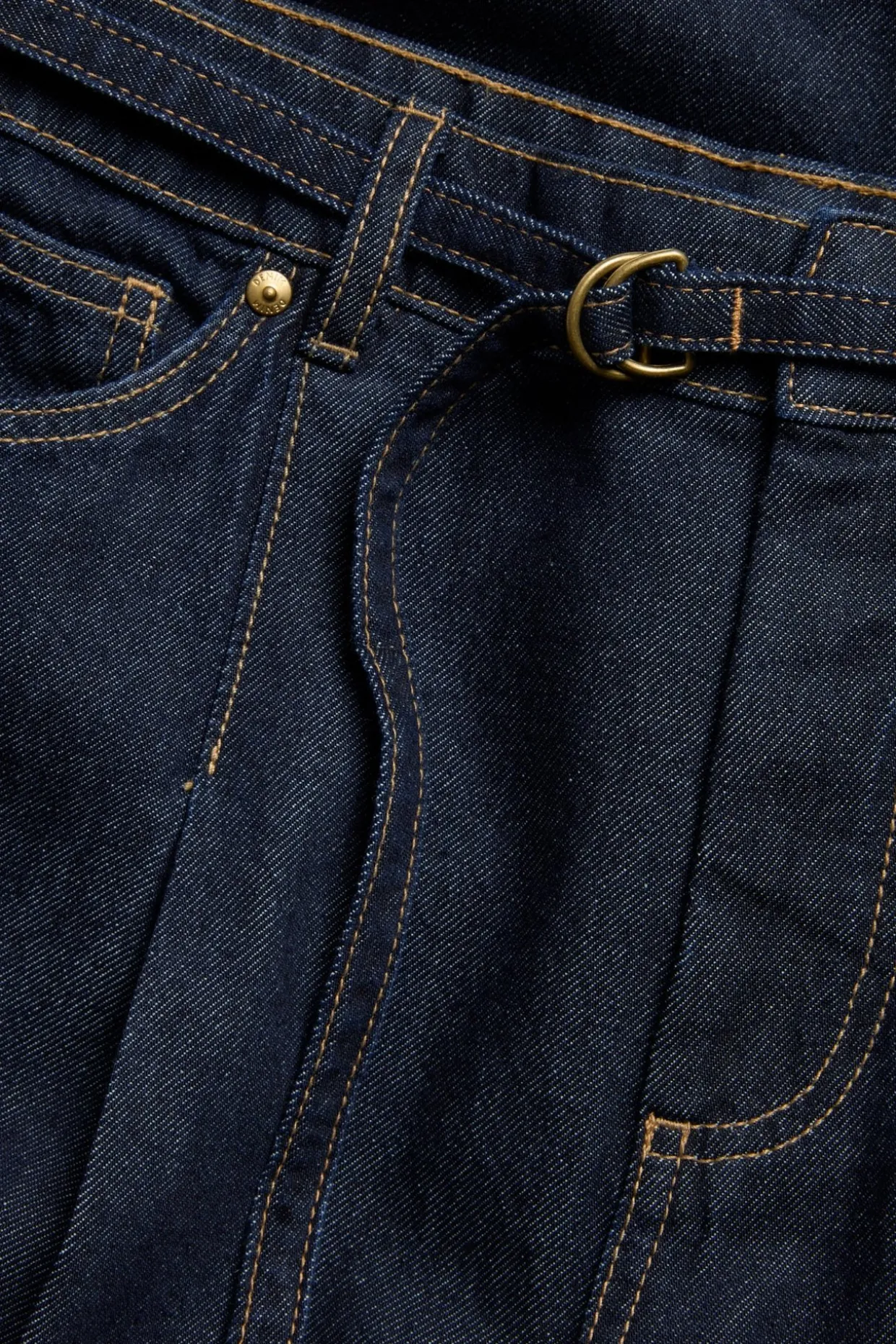 Wide jeans high waist | Tumma denim | Naiset | Kappahl