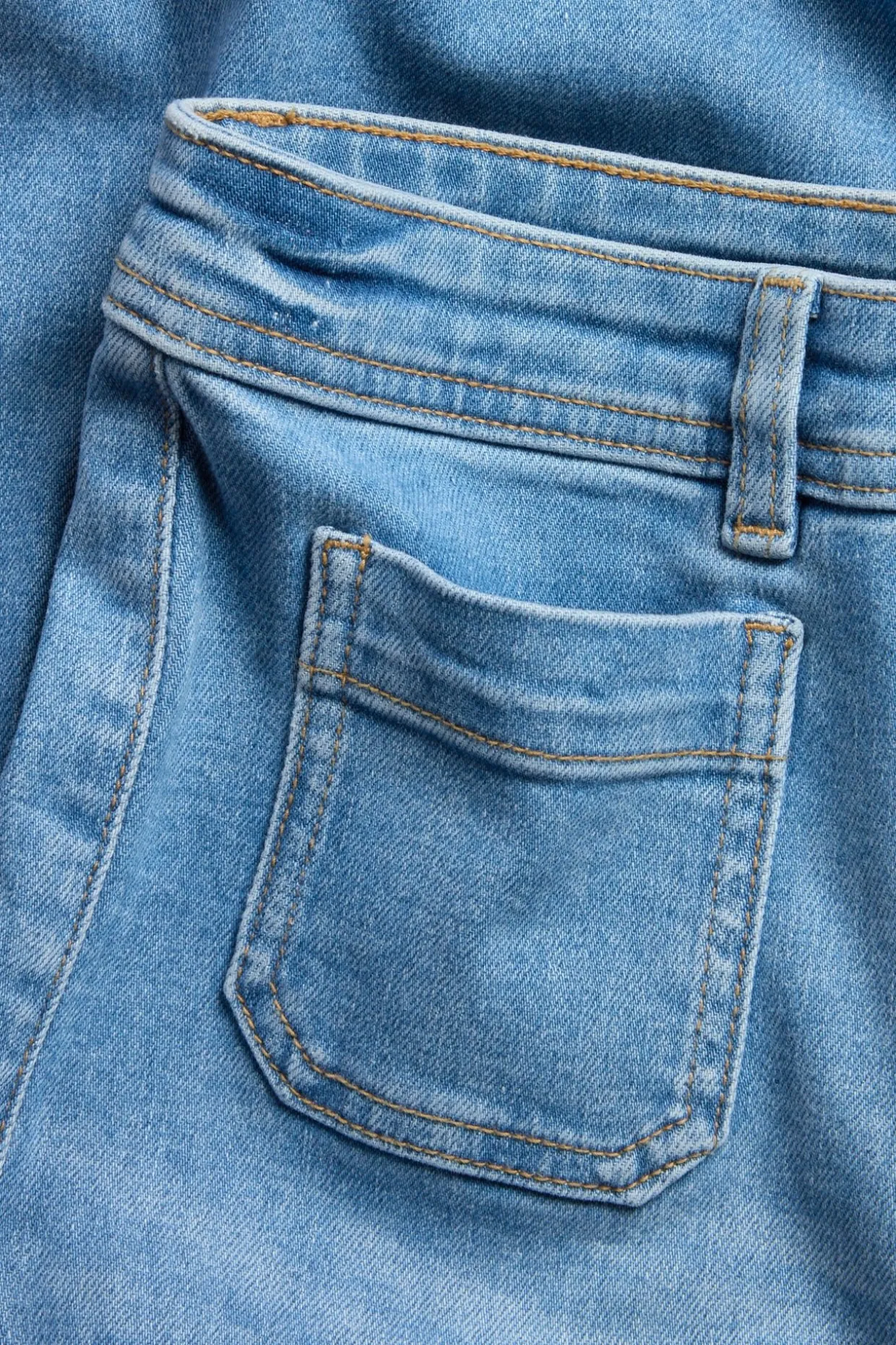 Wide jeans high waist | Vaalea denim | Naiset | Kappahl