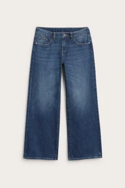 Wide jeans low waist | Tumma denim | Lapset | Kappahl