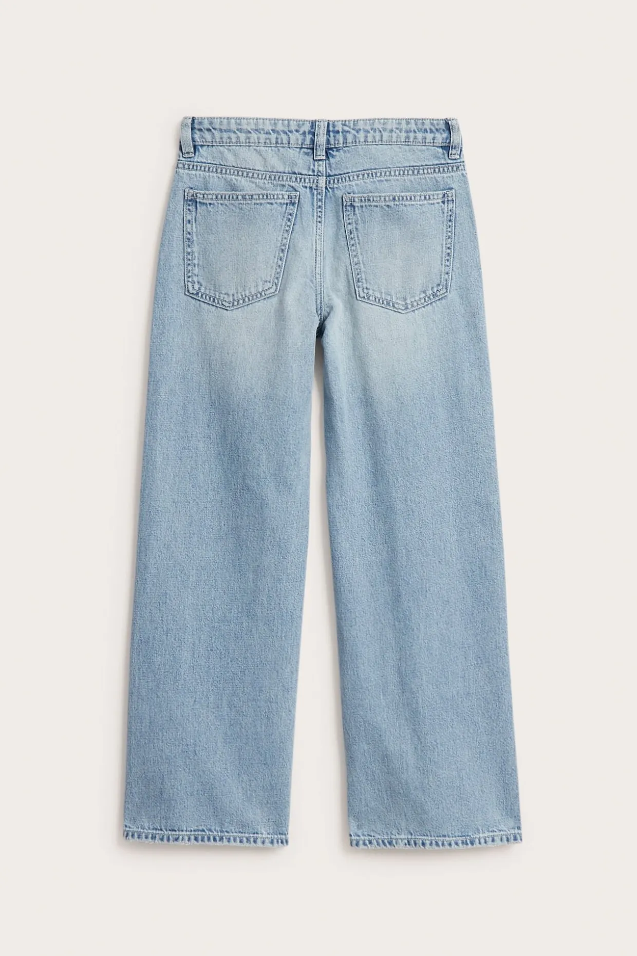 Wide jeans low waist | Vaalea denim | Lapset | Kappahl