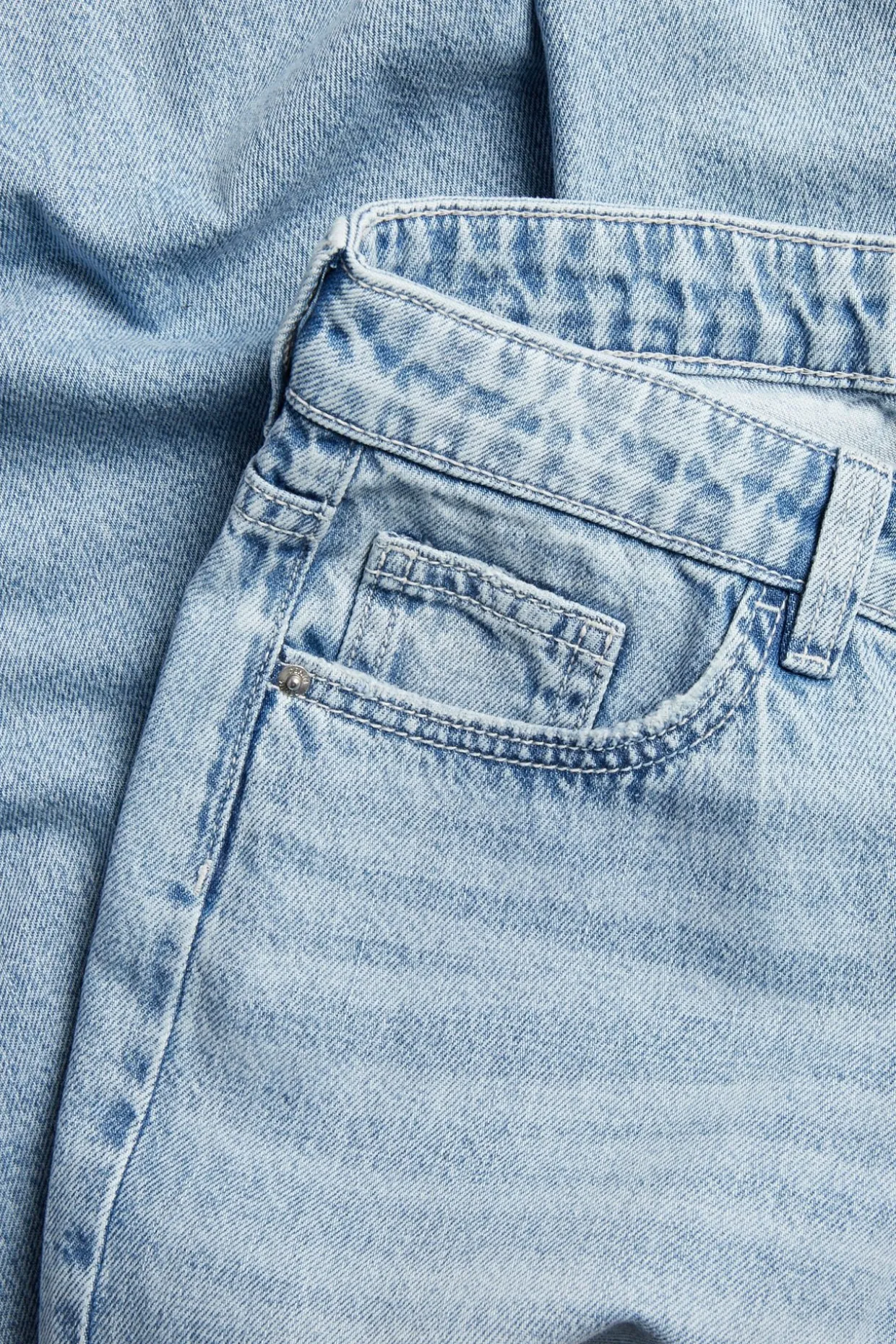 Wide jeans low waist | Vaalea denim | Lapset | Kappahl