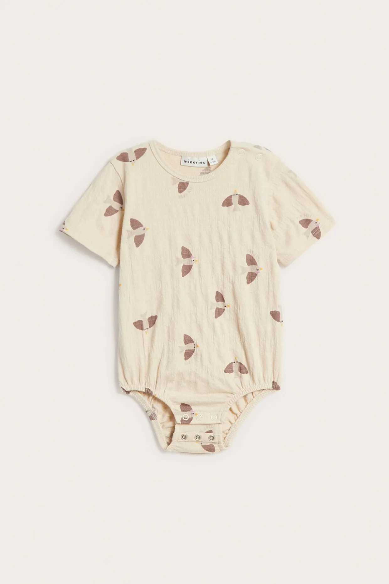 Ylimitoitettu body lintukuvioinnilla | Beige | Lapset | Kappahl
