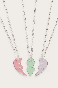 Ystävyyskaulakoru, 3-pack | Hopea | Lapset | Kappahl