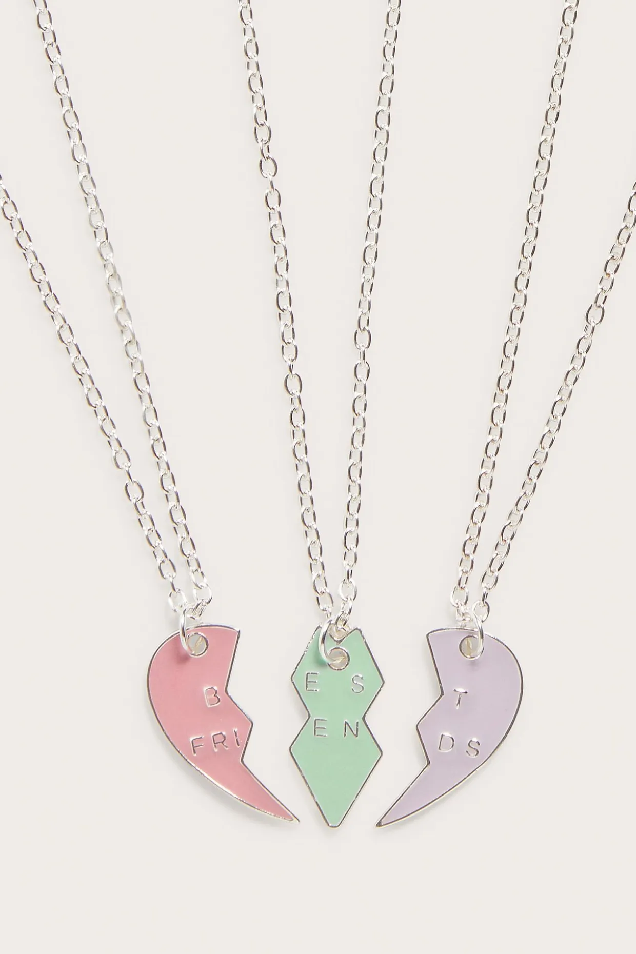 Ystävyyskaulakoru, 3-pack | Hopea | Lapset | Kappahl